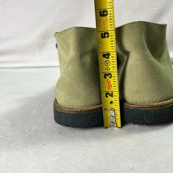 Wally Walker Chukka Boots Mens 12 Leather Suede Italy Made Lace Up Casual Formal - Picture 8 of 13